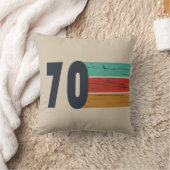 1970生まれ年のヴィンテージ誕生日ギフト クッション (ブランケット)