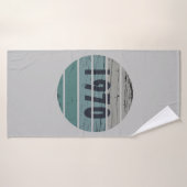 1970生まれ年のヴィンテージ誕生日ギフト バスタオル (バスタオル)