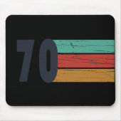 1970生まれ年のヴィンテージ誕生日ギフト マウスパッド (正面)