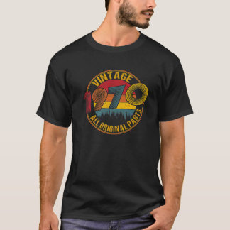 1970生まれ年のヴィンテージ誕生祝いアイディアRet Tシャツ
