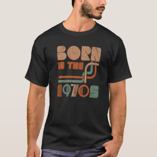 1970生まれ年のヴィンテージ70年代のパーティー Tシャツ