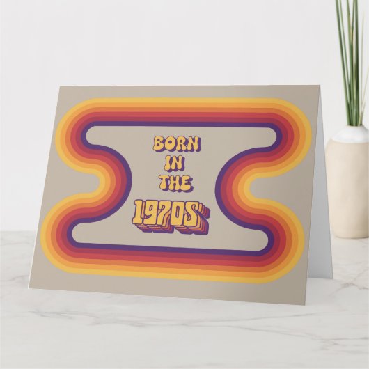 1970生まれ年代、ミレニアル世代、X世代、誕生年 カード (正面)