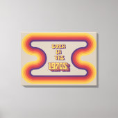 1970生まれ年代、ミレニアル世代、X世代、誕生年 キャンバスプリント (正面)