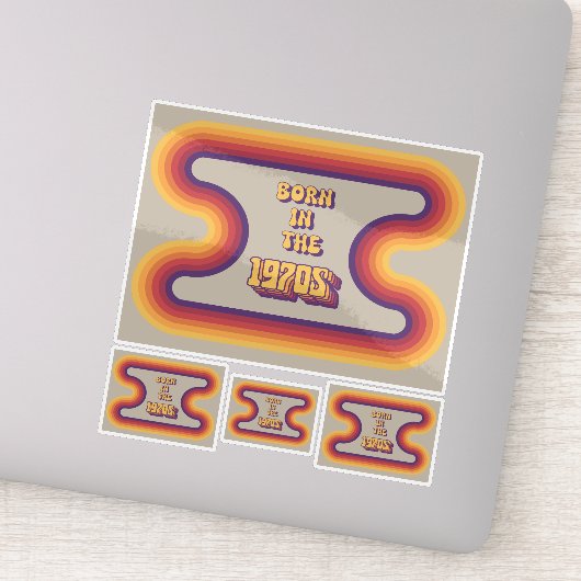 1970生まれ年代、ミレニアル世代、X世代、誕生年 シール (詳細)