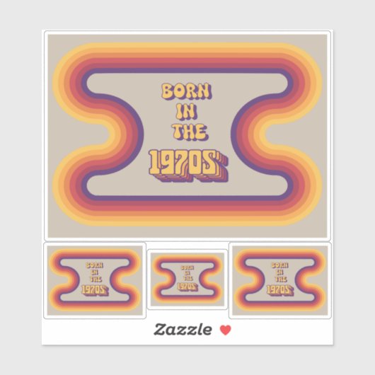 1970生まれ年代、ミレニアル世代、X世代、誕生年 シール (シート)