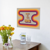 1970生まれ年代、ミレニアル世代、X世代、誕生年 箔ポスター (レイダウン (キッチン))