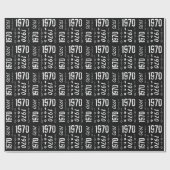 1970生まれ年誕生日 ラッピングペーパー (フラット)