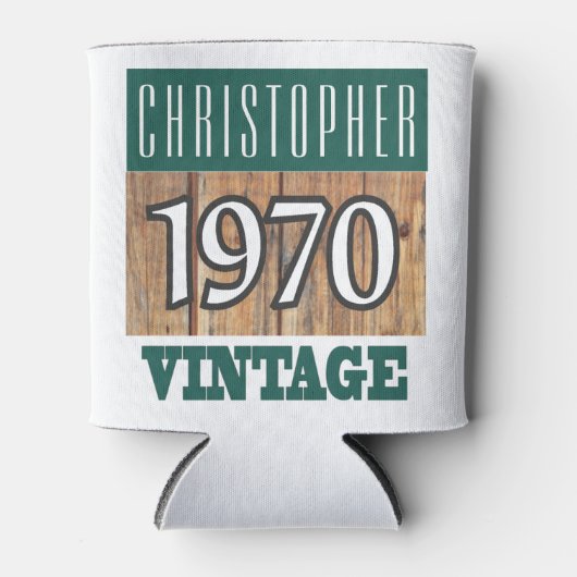 1970生まれ年1970年誕生クーラーボックス 缶クーラー (正面)