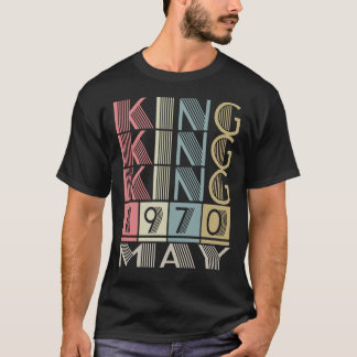 1970生まれ年5月の国王 Tシャツ