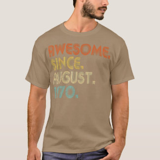 1970素晴らし年のヴィンテージ52誕生日以降 Tシャツ