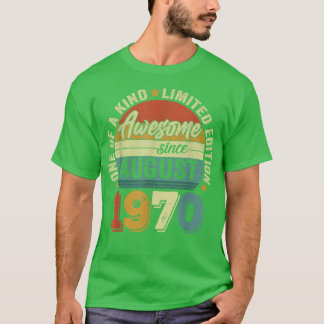 1970素晴らし年52歳52歳から Tシャツ