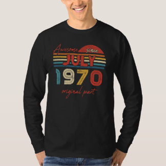 1970素晴らし年7月オリジナル部以降 Tシャツ