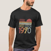 1970誕生日ヴィンテージレトロ Tシャツ (正面)