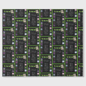 1970誕生日年トリビア ラッピングペーパー (フラット)