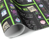 1970誕生日年トリビア ラッピングペーパー (ロールコーナー)