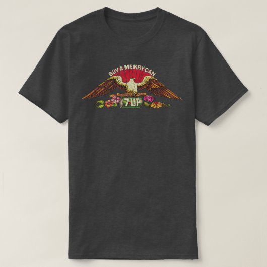 1970買年のメリー愛国的 Tシャツ (デザイン正面)