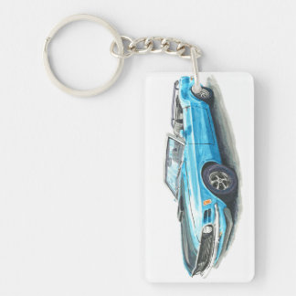 1970青マスタングキーチェーン キーホルダー