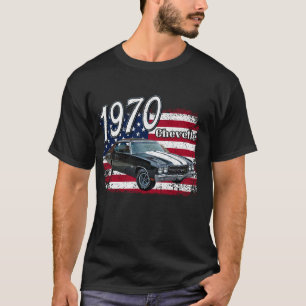 1970,70,シボレー・シェベル,SS,454,LS6,7月4日,アメリカ Tシャツ