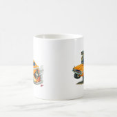 1970-72ごまかしの挑戦者のオレンジ車 コーヒーマグカップ (中央)