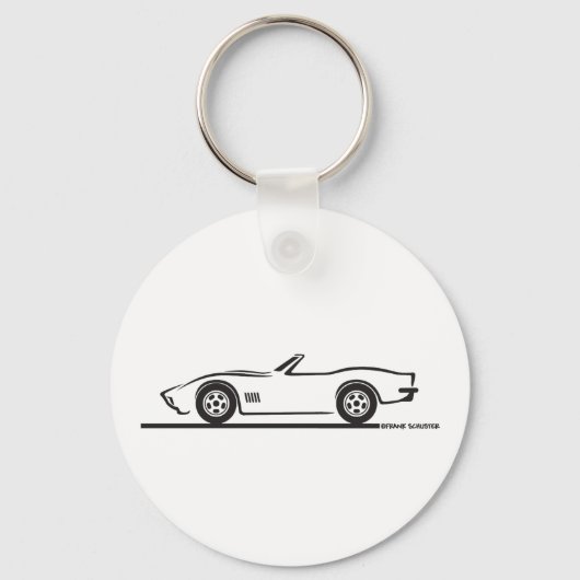 1970-72コルベット兌換 キーホルダー (正面)