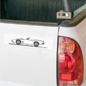 1970-72コルベット兌換 バンパーステッカー (トラック上)