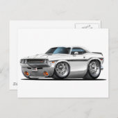 1970-72チャレンジャーホワイトカー ポストカード (正面/裏面)
