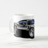 1970/72台のTRANS AM黒い車 コーヒーマグカップ (正面左)