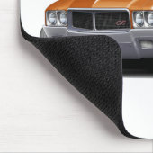 1970-72年のBuick GSのオレンジコンバーチブル マウスパッド (コーナー)