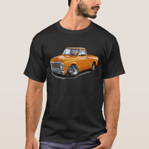 1970-72年のChevy C10のオレンジのトラック Tシャツ
