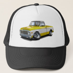 1970-72年のChevy C10の黄色白のトラック キャップ