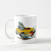 1970-72年のOldsのカットラス442の金ゴールド車 コーヒーマグカップ (左)