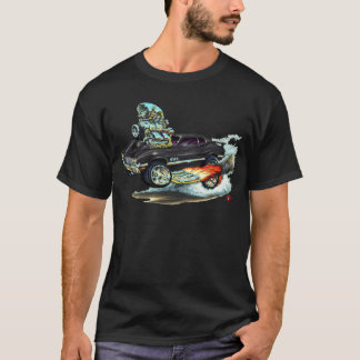 1970-72年のOldsmobileのカットラス442の黒い車 Tシャツ