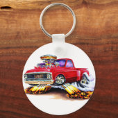 1970-72 Chevy C10赤トラック キーホルダー (正面)