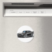 1970-73 Camaro Blk/Wht車 マグネット (インサイチュ (食洗機))