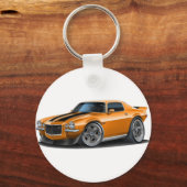 1970-73 Camaro Orn/Blk車 キーホルダー (正面)