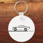 1970-74ダスターブラックカー キーホルダー (正面)