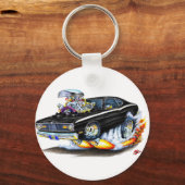 1970-74プリマス・ダスター・ブラック・カー キーホルダー (正面)