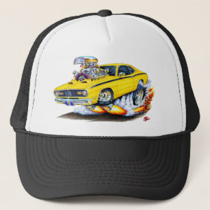 1970-74年のプリマスの塵払いの黄色車 キャップ