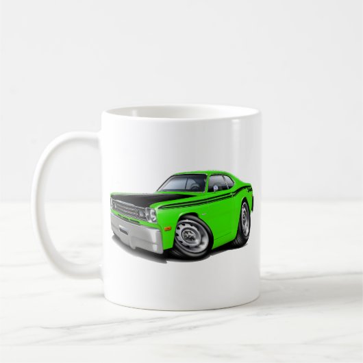 1970-74年の塵払い340のライム車 コーヒーマグカップ (左)