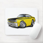 1970-74年の塵払い340の黄色い車 マウスパッド (マウス)