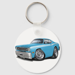 1970-74 Duster Lt青 – 白 キーホルダー