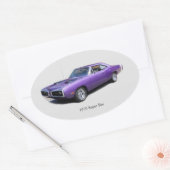 1970 Beeすごいステッカー 楕円形シール (封筒)