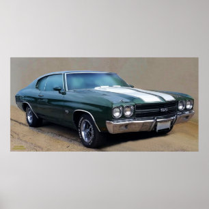1970 CHEVELLE SS454ポスター ポスター