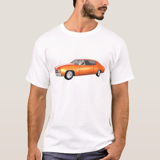 1970 Chevelle SS:オレンジ仕上げ: Tシャツ (正面)