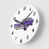 1970 Chevelle SS：壁時計 ラウンド壁時計 (傾斜)