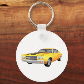 1970 Chevelle SS:黄色い仕上げ: キーホルダー (正面)