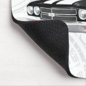 1970 Chevelle SS：黒仕上げ：マウスパッド マウスパッド (コーナー)