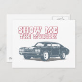 1970 Chevrolet Chevelle SS 454 ポストカード (正面/裏面)