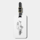 1970 chevy chevelle ラゲッジタグ (正面縦)