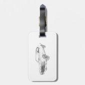 1970 chevy chevelle ラゲッジタグ (裏面縦)